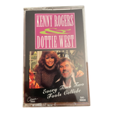 Vtg Kenny Rogers & Dottie West Every Time Two Fools Collide Cassette Tape