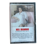 Vintage 1982 Neil Diamond 12 Greatest Hits II Audio Cassette Tape Columbia
