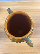 Roseville Art Pottery Russet Bushberry Leaf & Berry Double Handle Vase 35-9”