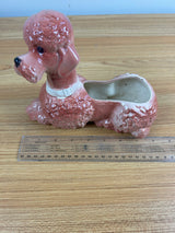 Royal Copley Art Pottery 1940’s Pink Poodle Planter