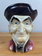 Royal Copley Old Man Colonial Head Vase Wall Pocket 8"H x 7"W