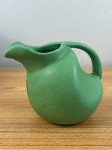 Niloak Pottery Arkansas Matte Green Glaze Small Pitcher 4" Ball Creamer