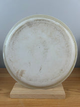 UNITY POND BEAUTIFUL VINTAGE CERAMIC PLATE DEPICTED 2 FLOATING GEESE