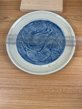 UNITY POND BEAUTIFUL VINTAGE CERAMIC PLATE DEPICTED 2 FLOATING GEESE