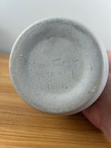 Pigeon Forge Pottery Tennessee Mid Century Modern Gray Cylinder Vase