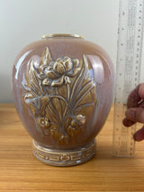 Carillon China Pottery Vintage Aramold Ceramics Large Asian Flower Design Vase