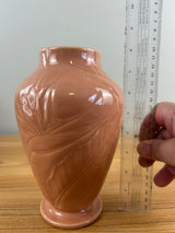 Franciscan Catalina Pottery Encanto Art Ware Coral/Grey #620 Vase