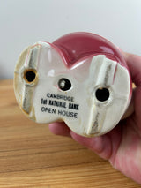 Royal Copley 1950's Vintage Art Pottery Piggy Bank "Always First 1863-1959"