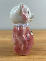 Royal Copely Art Pottery 6" Ceramic Pink Figural Pig Piggy Bank