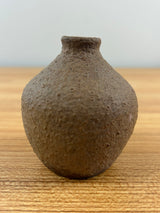 Margaret Pachl U. North Dakota School Mines Brown Textured Art Pottery Vase UND