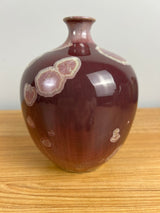 “Manka” John Mankameyer 1933-2015 Vase 2014 AU-5 Red Crystalline Glaze 5.5"