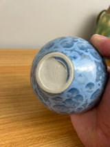 “Manka” John Mankameyer 1933-2015 Vase 1991 A-3 Blue Crystalline Glaze 4"