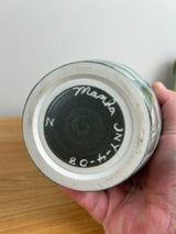 “Manka” John Mankameyer 1933-2015 Vase 2008 JNY-4 Green Crystalline Glaze 8.5"