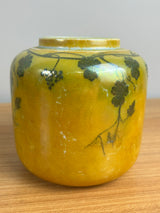 Ruskin Antique early 20th Century, Gold Lustre Porcelain Floral Vase