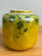 Ruskin Antique early 20th Century, Gold Lustre Porcelain Floral Vase