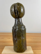 American Studio Art Pottery Fence Post Sculpture Signed "Beard"