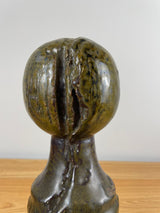 American Studio Art Pottery Fence Post Sculpture Signed "Beard"