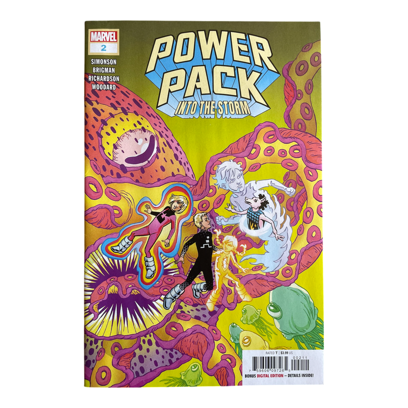 Power Pack Into The Storm #2 Brigman Cvr A Marvel Comics 2024 1st Print