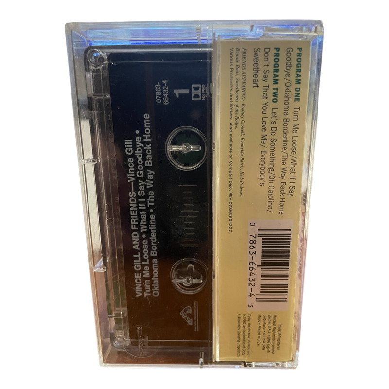 Vince Gill And Friends Country Music Album Cassette