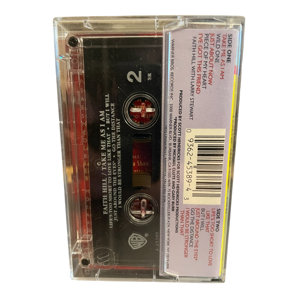 Faith Hill "Take Me As I Am" Cassette Tape