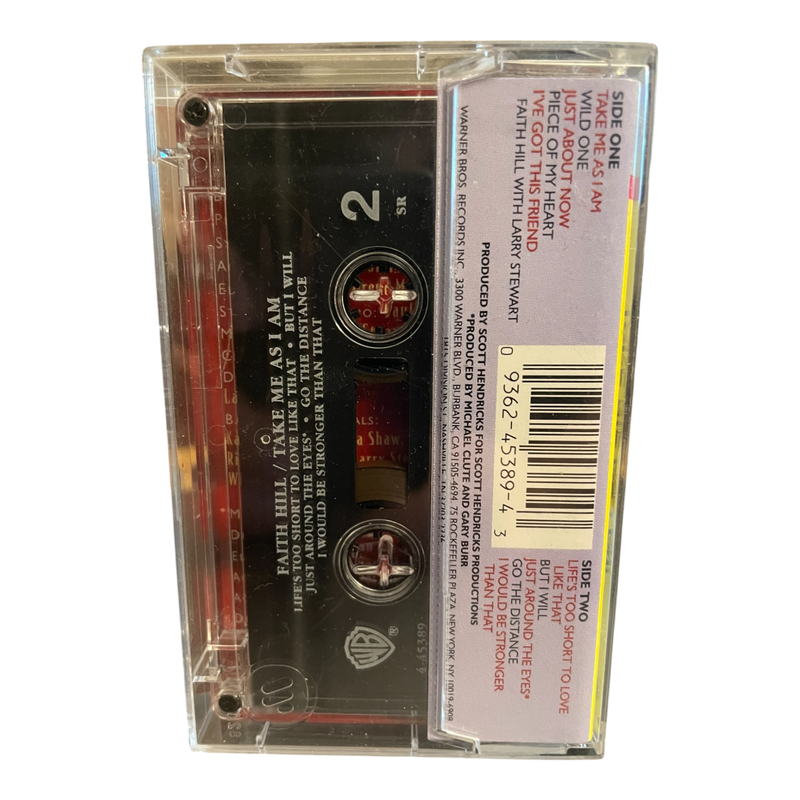 Faith Hill "Take Me As I Am" Cassette Tape
