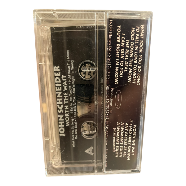 John Schneider Worth The Wait Cassette