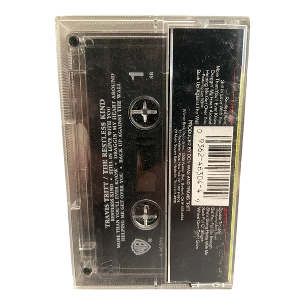 The Restless Kind by Travis Tritt (Cassette, Aug-1996, Warner Bros.)