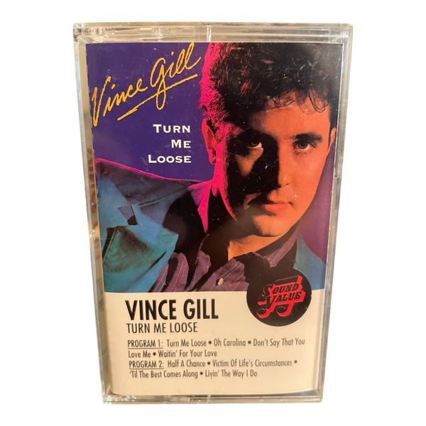 Vince Gill - Turn Me Loose (1994 Cassette Tape)