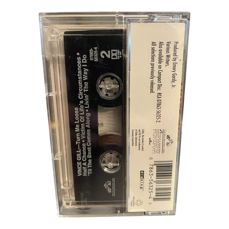 Vince Gill - Turn Me Loose (1994 Cassette Tape)