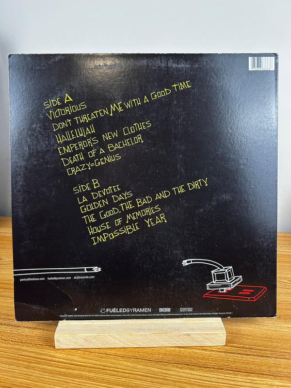 Death Of A Bachelor by Panic! At the Disco Vinyl Record LP, 2016