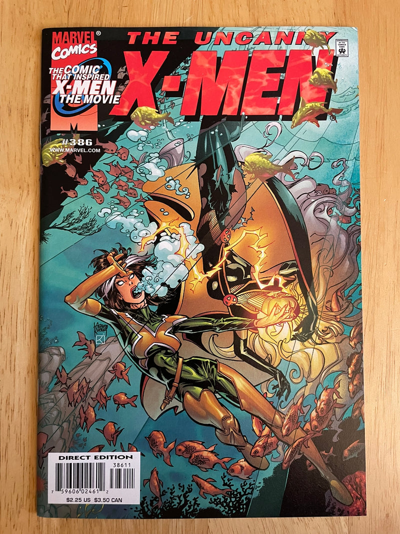 Uncanny X-men #386 NM Marvel Comic Book Wolverine Storm Cyclops Rogue