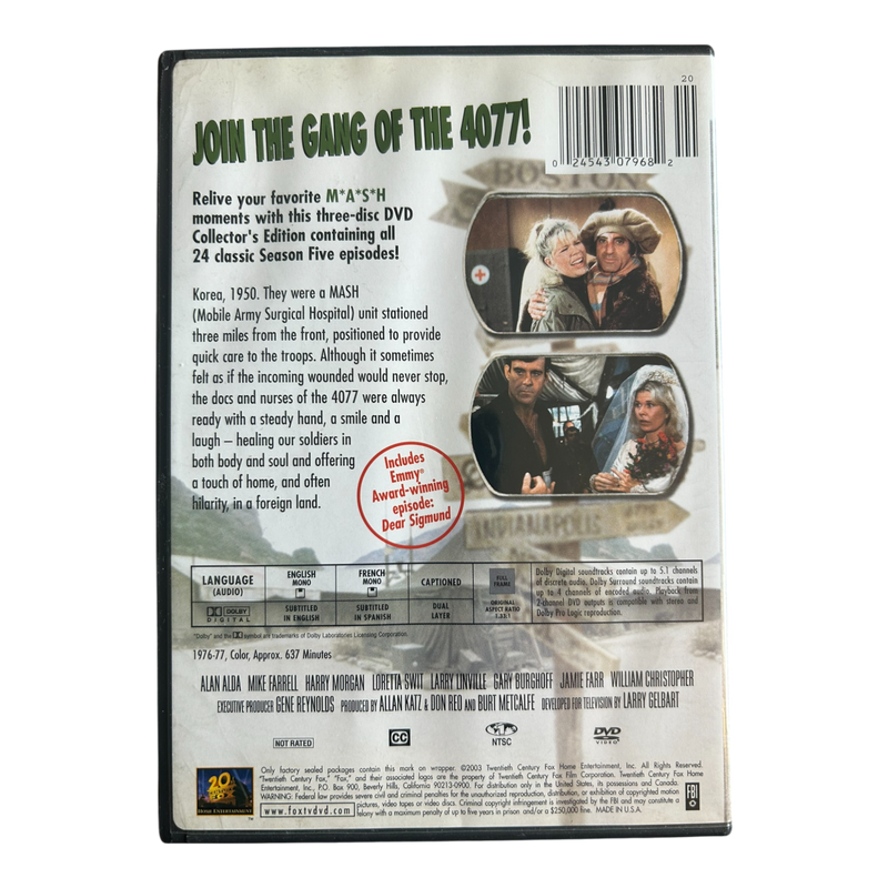 MASH - Season 5 (DVD 3-Disc Set) Collector’s Edition