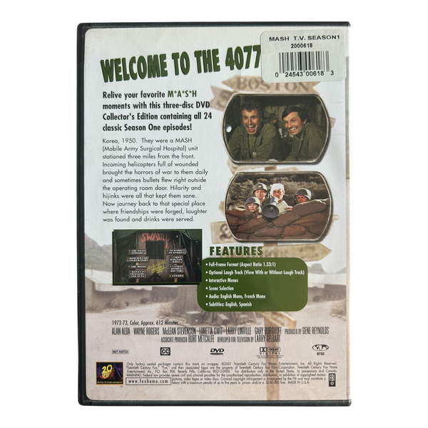MASH - Season 1 (DVD, 2004, 3-Disc Set, Checkpoint)