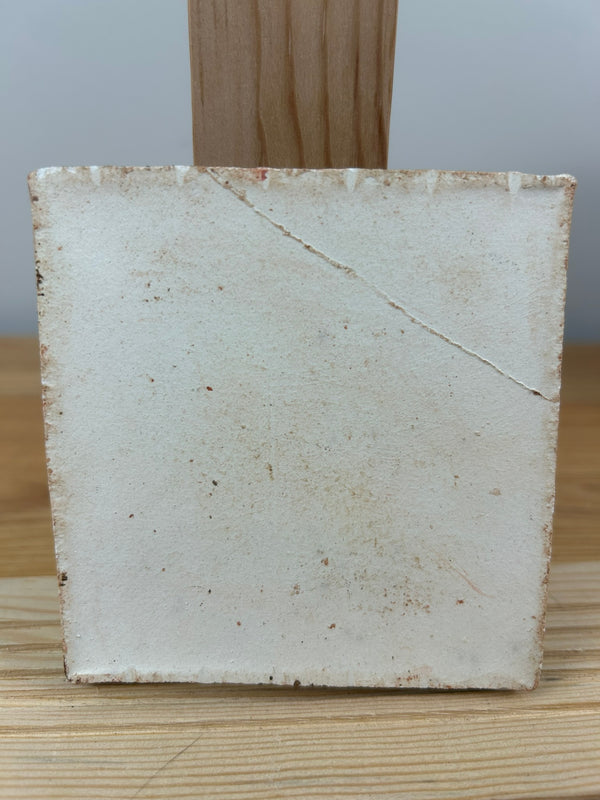Motawi Tileworks Sullivan 4" X 4" Louis Sullivan Relief Tile Moonstone Glaze