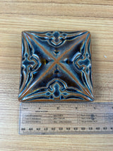 Motawi Tileworks Sullivan 4" X 4" Louis Sullivan Relief Tile Moonstone Glaze