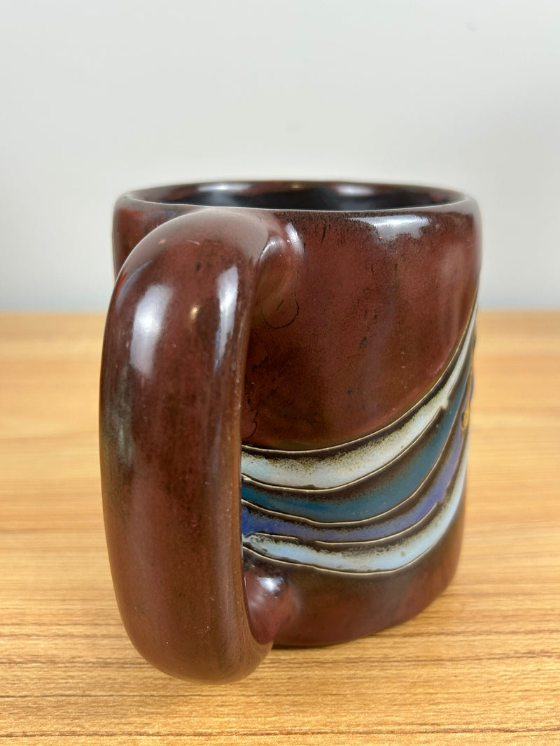 Design by Mara MUSICAL NOTES Mexico Studio Art Pottery Coffee Mug Sheet Music