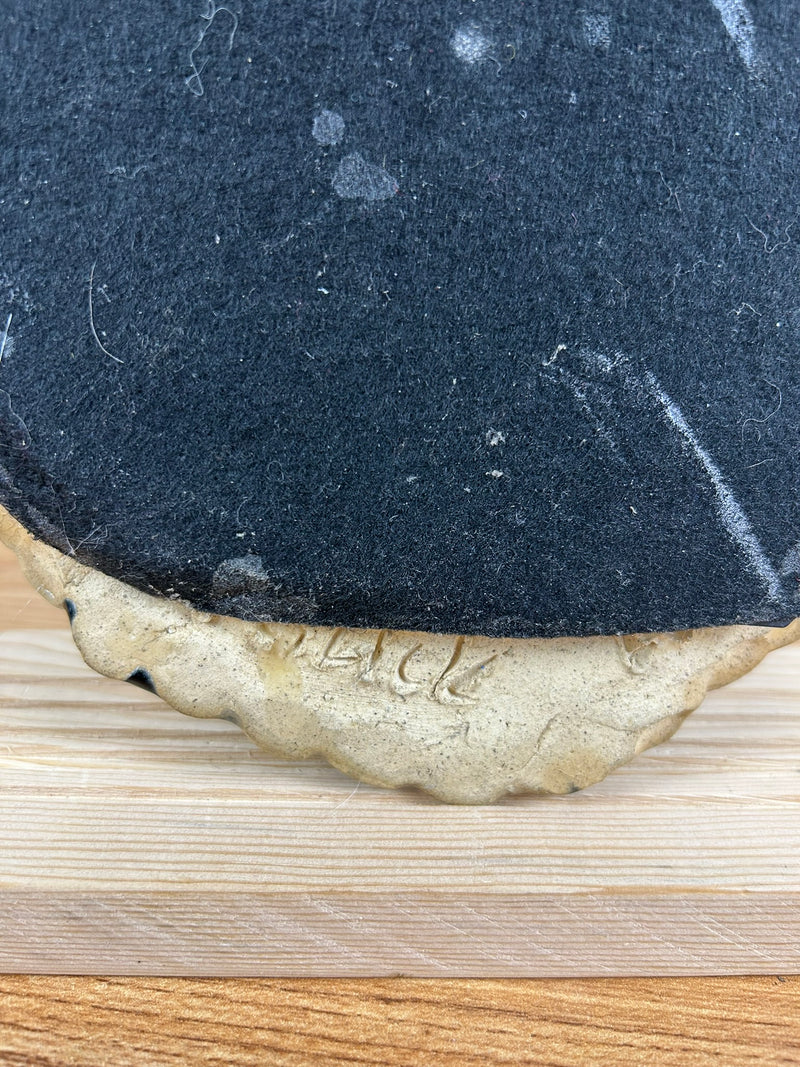 John Glick Plum Tree Pottery Mid Century Modern Hanging Wall Mirror