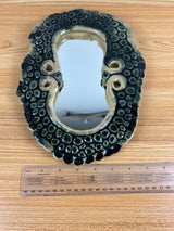 John Glick Plum Tree Pottery Mid Century Modern Hanging Wall Mirror