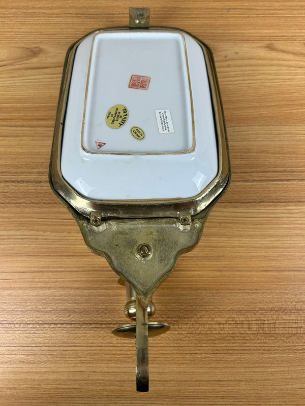 DYNASTY by HEYGILL Chinese Sconces Hand Paint Pink Bird Pastels