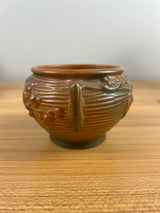 Vintage Roseville Pottery Orange/Green Floral BUSHBERRY Vase 657 - 3” Excellent