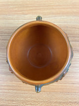 Vintage Roseville Pottery Orange/Green Floral BUSHBERRY Vase 657 - 3” Excellent