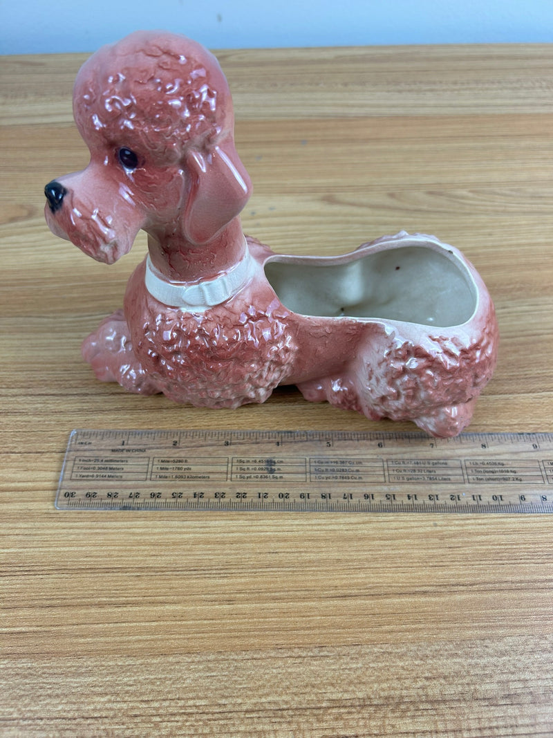 Royal Copley Art Pottery 1940’s Pink Poodle Planter