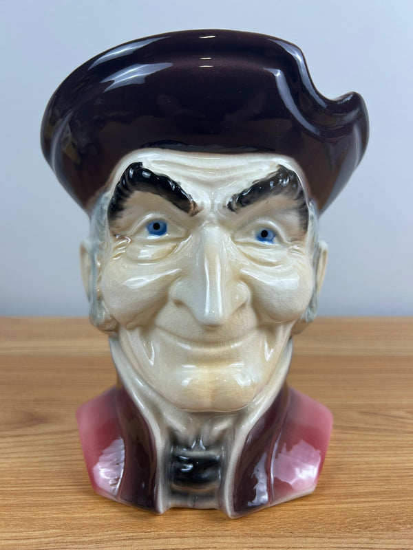 Royal Copley Old Man Colonial Head Vase Wall Pocket 8"H x 7"W