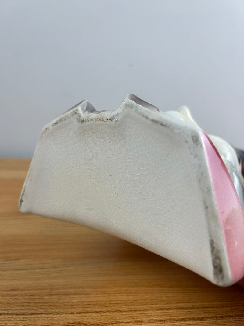 Royal Copley Old Man Colonial Head Vase Wall Pocket 8"H x 7"W