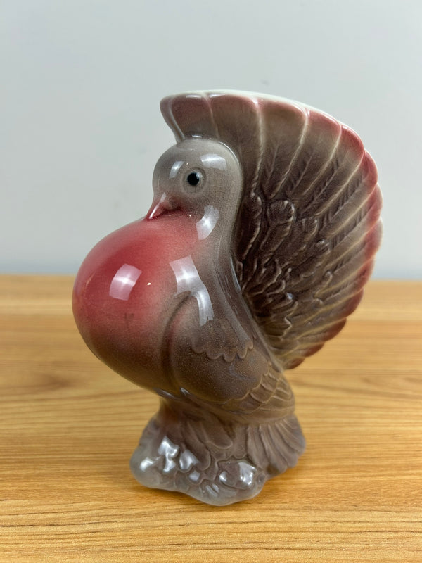 Royal Copley Pouter Pigeon Dove Bird Planter Vase Bird Decor Vintage