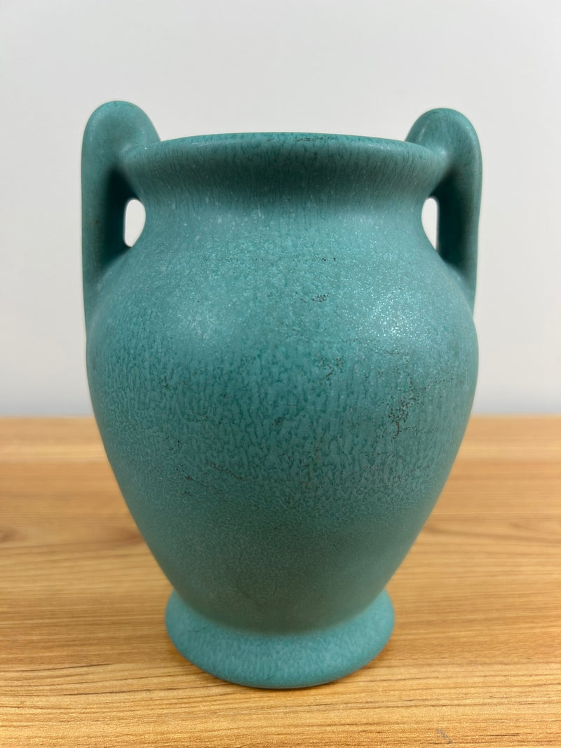 Weller Pottery Arts & Crafts Matte Green 1920-30s Art Pottery Vase