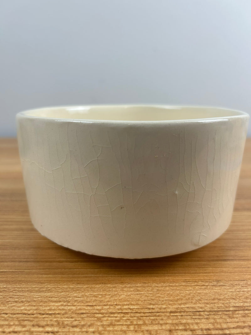 Brush Pottery Vintage Mid Century Hand Painted Floral 6" Pottery Bowl