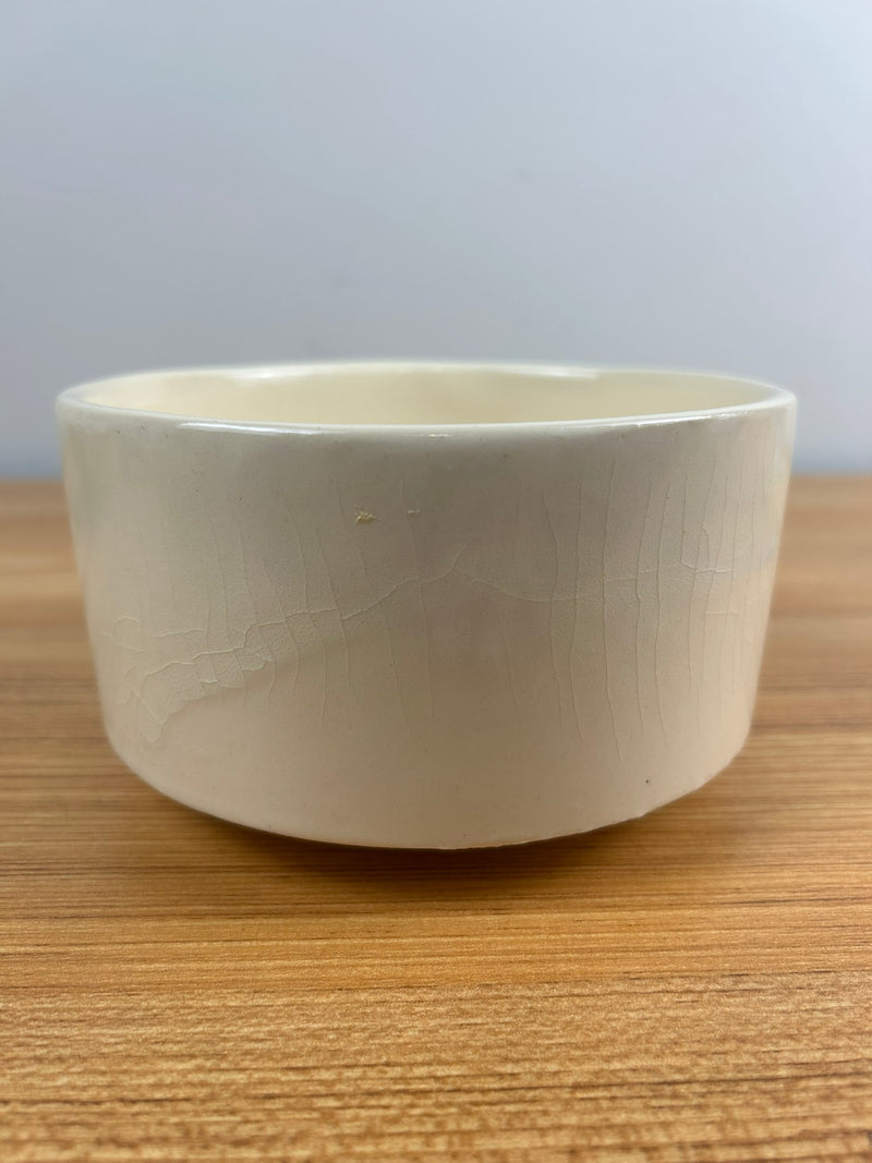 Brush Pottery Vintage Mid Century Hand Painted Floral 6" Pottery Bowl