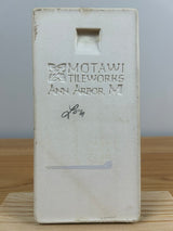 MOTAWI TILEWORKS Carnation Floral Tile Ann Arbor Arts & Crafts 4" x 8"