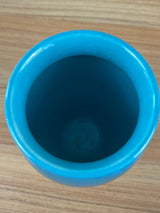 Rookwood Art Pottery 1929 Blue Brown Drip Glaze Vase Shape 2720